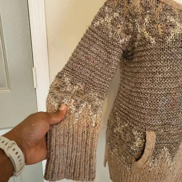 Free People Fair Isle Nordic Love Bug Tunic Sweater(M) - Picture 8 of 10